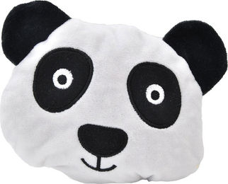 Produktbild von Aumüller Katzenspielkissen Panda Qi mit Catnip aus Polyester in Schwarz-Weiß - 1 Stk.