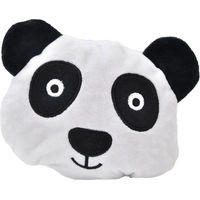 Produktbild von Aumüller Katzenspielkissen Panda Qi mit Catnip aus Polyester in Schwarz-Weiß - 1 Stk.