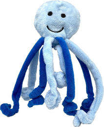 Produktbild von Aumüller Katzenspielkissen Qualle Jelly mit Catnip aus blauem Plüsch