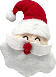 Produktbild von Aumüller Katzenspielkissen Santa Nikolausgesicht mit Catnip aus Plüsch in Rot Bunt