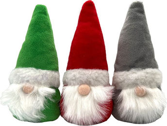 Aumüller Katzenspielkissen Weihnachtswichtel 3er Set mit Catnip aus Polyester – Bild 1 von 2