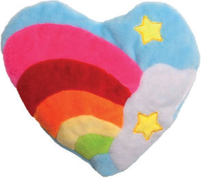 Produktbild von Aumüller Katzenspielzeug Catnip Regenbogenherz aus Polyester in Bunt