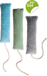 Aumüller Katzenspielzeug Cordkissen Sticks mit Catnip 2er Set bunt – Bild 1 von 5