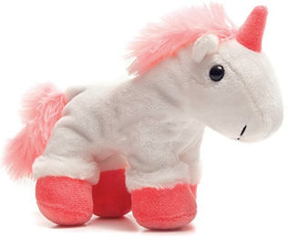 Produktbild von Aumüller Katzenspielzeug Einhorn mit Catnip aus Polyester in Weiß und Rosa - 1 Stk.