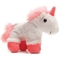 Produktbild von Aumüller Katzenspielzeug Einhorn mit Catnip aus Polyester in Weiß und Rosa - 1 Stk.
