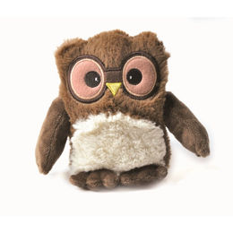 Produktbild von Aumüller Katzenspielzeug Eule Molly aus Plüsch mit Catnip in Braun