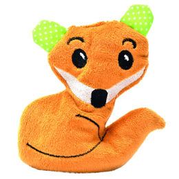 Aumüller Katzenspielzeug Fred Fuchs Plüschtier mit Catnip in Orange und Grün – Bild 1 von 3