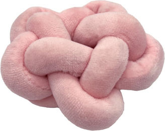 Aumüller Katzenspielzeug Knotenkissen aus Plüsch mit Katzenminze in Grün oder Rosa – Bild 1 von 12