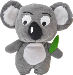 Aumüller Katzenspielzeug Koala Jack Plüschtier mit Baldrianfüllung aus Polyester in Grau – Bild 1 von 5