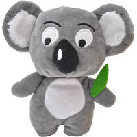 Produktbild von Aumüller Katzenspielzeug Koala Jack Plüschtier mit Baldrianfüllung aus Polyester in Grau