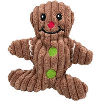 Produktbild von Aumüller Katzenspielzeug Lebkuchenmann mit Catnip aus Polyester braun 17 cm - 1 Stk.