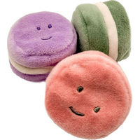 Produktbild von Aumüller Katzenspielzeug Macarons 3er Set aus Plüsch mit Catnip in Bunt