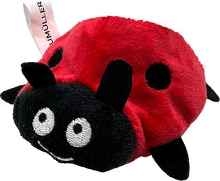 Aumüller Katzenspielzeug Marienkäfer Dotty mit Catnip aus Plüsch – Bild 1 von 2