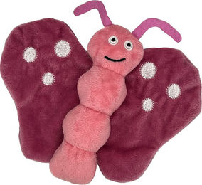 Aumüller Katzenspielzeug Schmetterling Viola aus Plüsch mit Katzenminze in Rosa und Lila - 1 Stk. – Bild 1 von 4