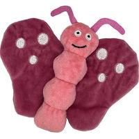 Produktbild von Aumüller Katzenspielzeug Schmetterling Viola aus Plüsch mit Katzenminze in Rosa und Lila - 1 Stk.