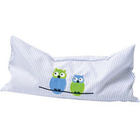 Produktbild von Aumüller Korbwaren Lilo Maxi Katzenspielkissen mit Baldrian und Dinkelspelz in Blau Weiß