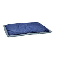 Produktbild von Aumüller Liegekissen Canvas für Hunde aus Stoff Dunkelblau Grau 120 cm