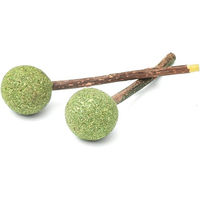 Produktbild von Aumüller Matatabi und Catnip Dentalspielzeug Lollis 2er Set aus Naturmaterial für Katzen