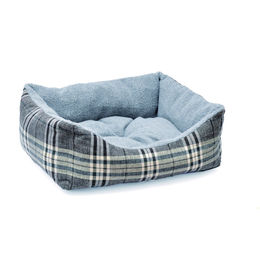 Aumüller Plüschsofa Schottland Hundebett Grau 50 cm – Bild 1 von 2