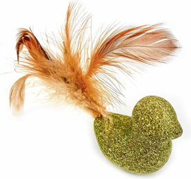 Aumüller Silvervine Dentalspielzeug Vögelchen für Katzen aus Naturmaterial 2er Set – Bild 1 von 4