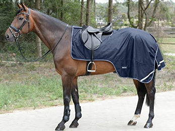 Ausreitdecke RAINTRAINER 100 in Schwarz oder Blau 135 cm – Bild 1 von 2