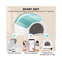 Produktbild von Autolock Adaptive Selbstreinigende Katzentoilette mit Infrarotsensor und App-Steuerung 65L Weiß