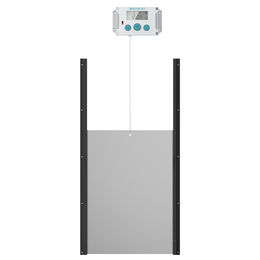 Produktbild von Automatische Hühnerklappe mit Steuerung für Hühner und Gänse 300x400mm Grau