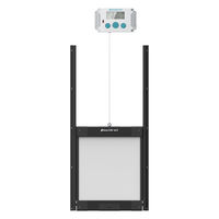Produktbild von Automatische Hühnertür mit Selbstverriegelung und Steuerung Schwarz 250x320mm