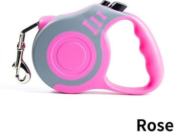 Automatische Rollleine aus Nylon für kleine und mittelgroße Hunde 5m Rosa - 5 m – Bild 1 von 1