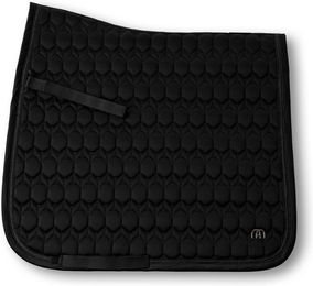 AVALEH EQUESTRIAN Dressurschabracke Classic Schwarz Satin Grösse Full – Bild 1 von 1