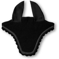 Produktbild von AVALEH EQUESTRIAN Fliegenhaube Classic Fliegenmütze aus Baumwolle Schwarz Full