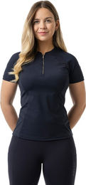 AVALEH EQUESTRIAN Funktionsshirt Damen Pro Shape T-Shirt mit Mesh Navy M – Bild 1 von 1