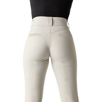 Produktbild von AVALEH EQUESTRIAN Reithose Damen Knee Grip Ultimate Glamour Creamy Grey XL