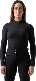 AVALEH EQUESTRIAN Reitshirt Damen mit Mesh Schwarz Größe S – Bild 1 von 1