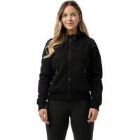 Produktbild von AVALEH EQUESTRIAN Signature Zip Hoodie Sweatjacke Damen Schwarz XL aus Baumwolle und Polyester