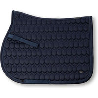 Produktbild von AVALEH EQUESTRIAN Springschabracke Classic Navy Blau Satin Größe Full