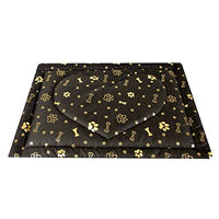 Produktbild von Aves-24 PIMPUS Hundematte rutschfest und waschbar für Hunde und Katzen Braun/Gold XL 90x120cm