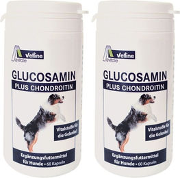 Avitale vetline Glucosamin + Chondroitin Gelenk-Supplement Kapseln für erwachsene Tiere 76,8 g – Bild 1 von 1