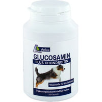 Produktbild von Avitale vetline Glucosamin und Chondroitin Kapseln für Hunde zur Unterstützung der Gelenke für erwachsene Hunde aller Größen