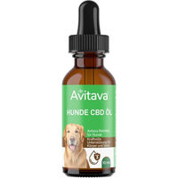 Produktbild von Avitava CBD Vollspektrum Öl zur Beruhigung für Hunde Bio-Suisse 10ml