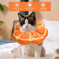 Produktbild von Avont Halskrause für Katzen und Hunde verstellbarer weicher Leckschutz Kragen