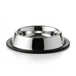 Axentia Futternapf aus Edelstahl für Hund und Katze Silber 15,5 cm rutschfest - 180 ml – Bild 1 von 1