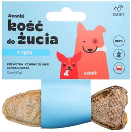 Produktbild von AZANKI Kauknochen Garnele für Hunde Adult 12 cm getreidefrei - 12 cm