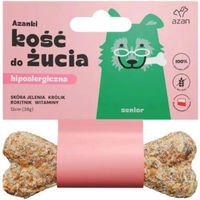 Produktbild von AZANKI Kauknochen Hirschhaut für Hunde Senior 12 cm zur Zahnpflege - 12 cm