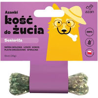 Produktbild von AZANKI Kausnack Sticks mit Lachs für Senior Hunde getreidefrei und ohne Konservierungsstoffe 10cm