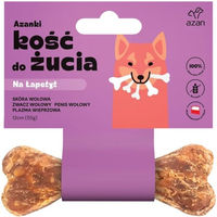 Produktbild von AZANKI Naturkauartikel Kauknochen mit Pansen und Rinderpenis für adulte Hunde 12cm getreidefrei