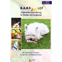 Produktbild von B.A.R.F. Junior Ratgeber für die artgerechte Rohernährung von Welpen und Junghunden vom Kynos Verlag