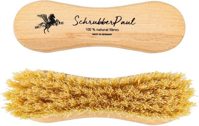 B & E Hufbürste Schrubber Paul aus Holz in Natur Braun – Bild 1 von 2