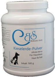 B. S. Kieselerde Pulver gegen Flöhe und Milben für Haustiere aller Größen und Altersstufen 500g – Bild 1 von 2