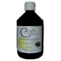 Produktbild von B.S. Schwarzkümmelöl für Tiere Kaltpressung 500ml zur Immunstärkung